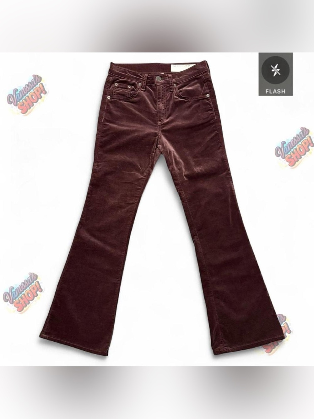 Rag & Bone 10 inch Crop Flare Corduroy Pants!